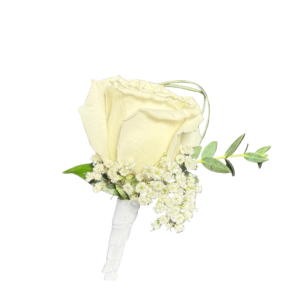 Boutonniere (white)