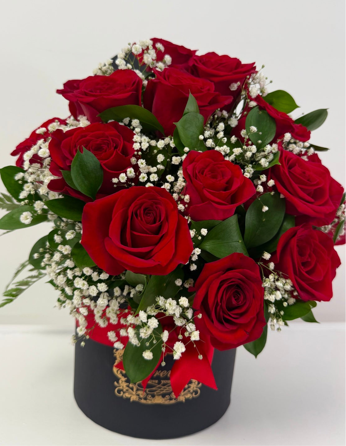 Red Delight Flower Box