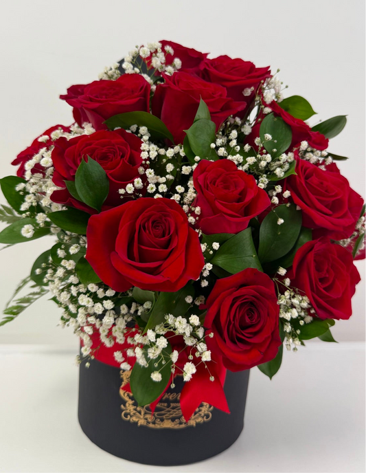 Red Delight Flower Box