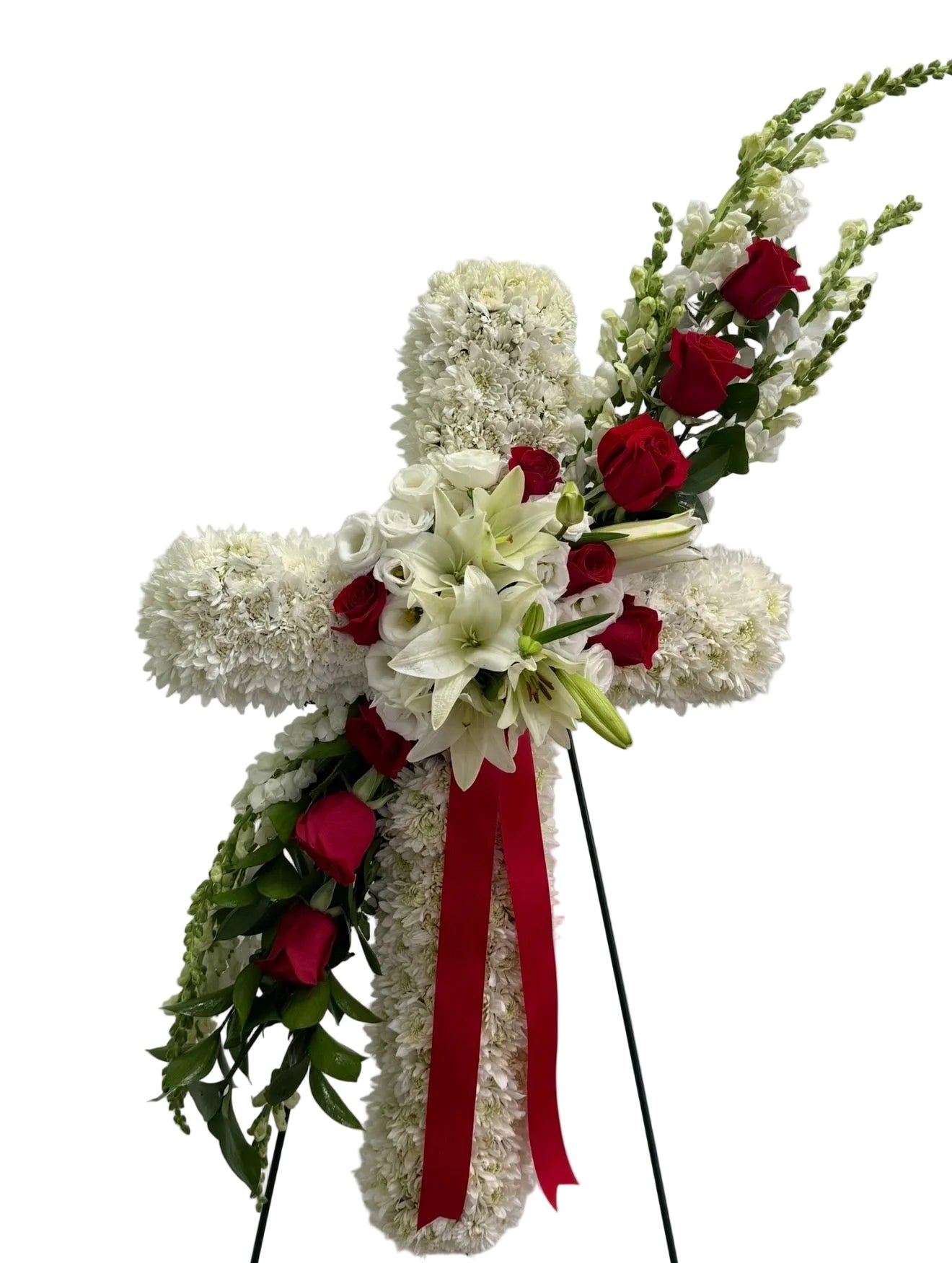 Peace and prayers sympathy cross