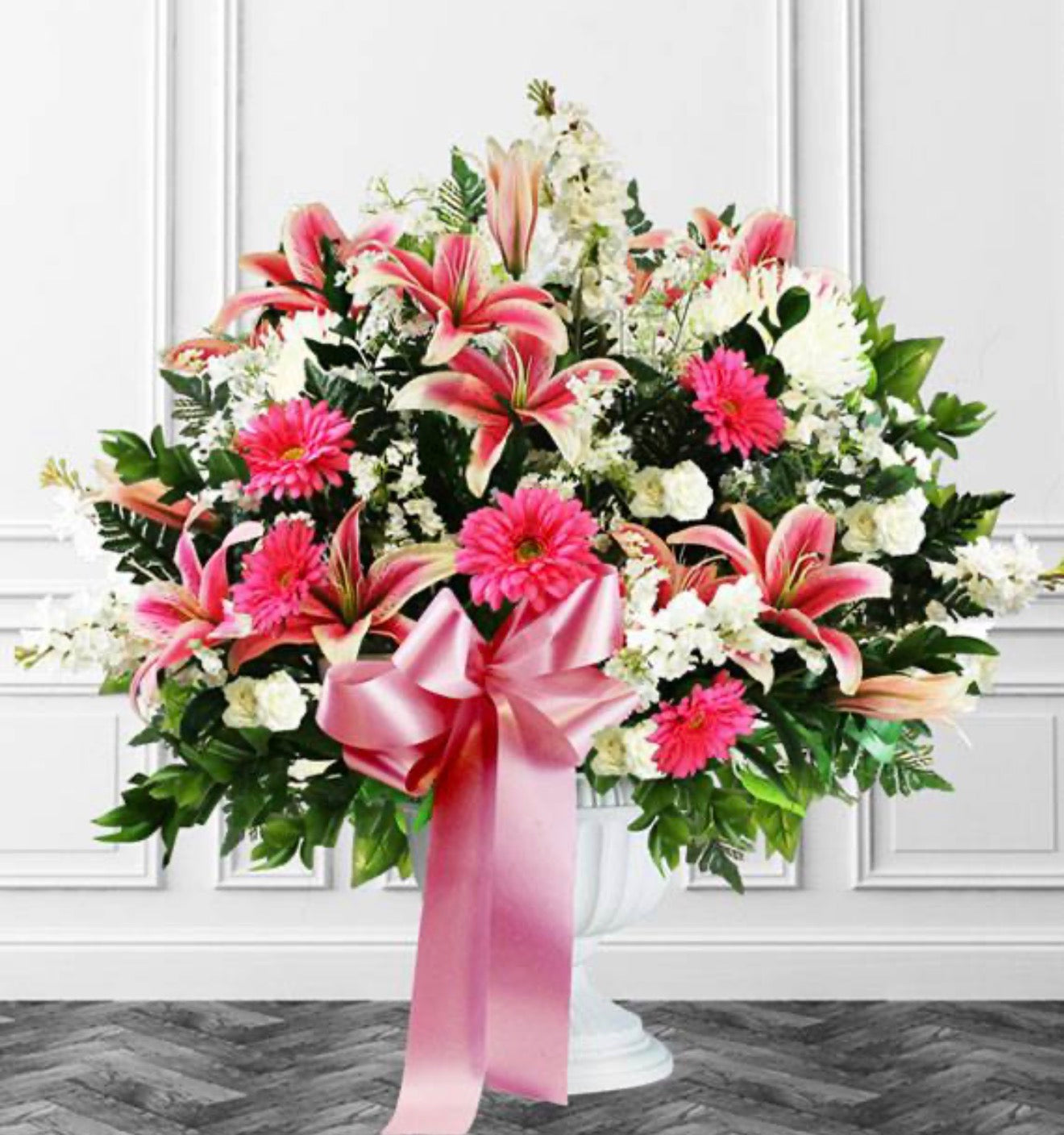 Sympathy floor basket