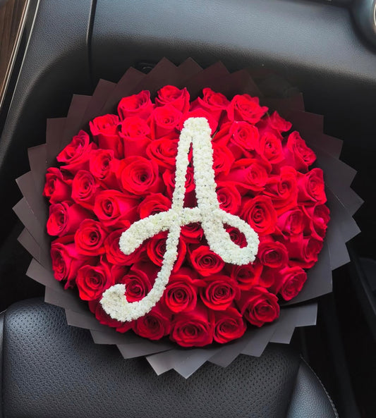 Letter initial Bouquet