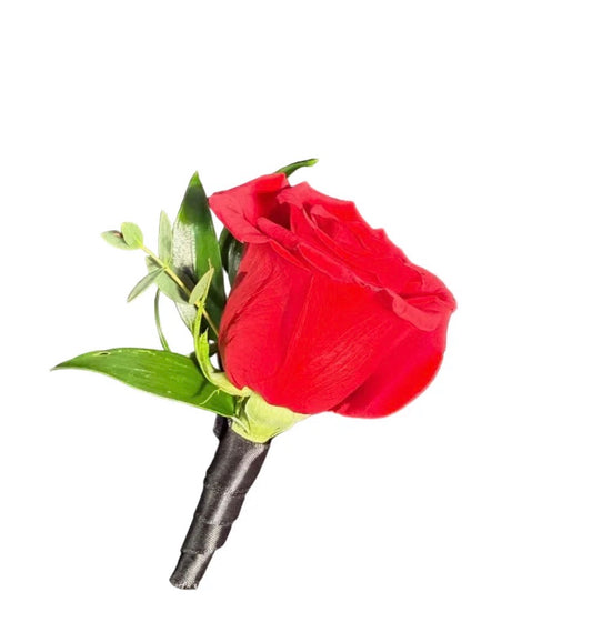 Boutonniere red