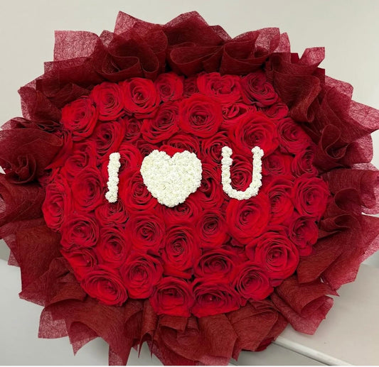 I ❤️ u bouquet