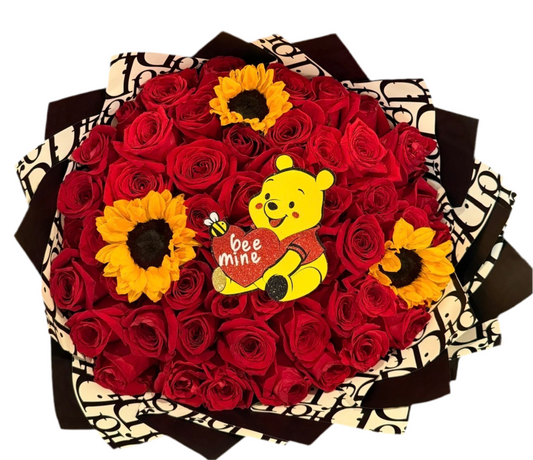 Bee mine bouquet 🐝