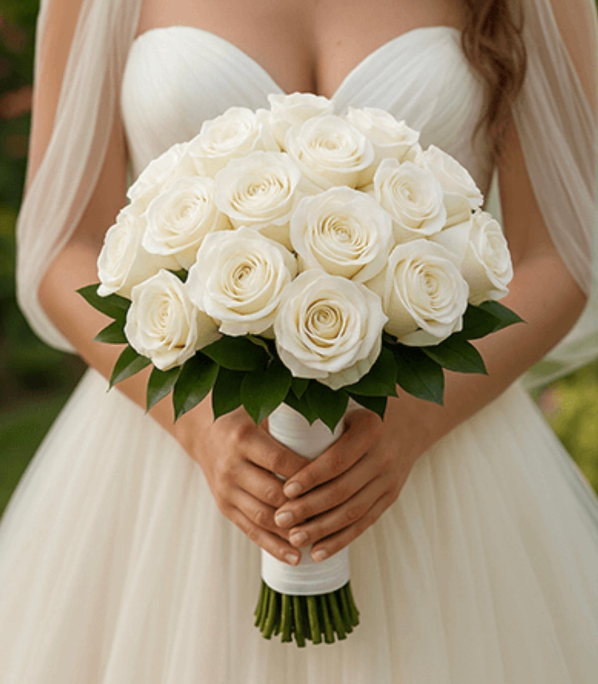 Ultimate White bridal bouquet