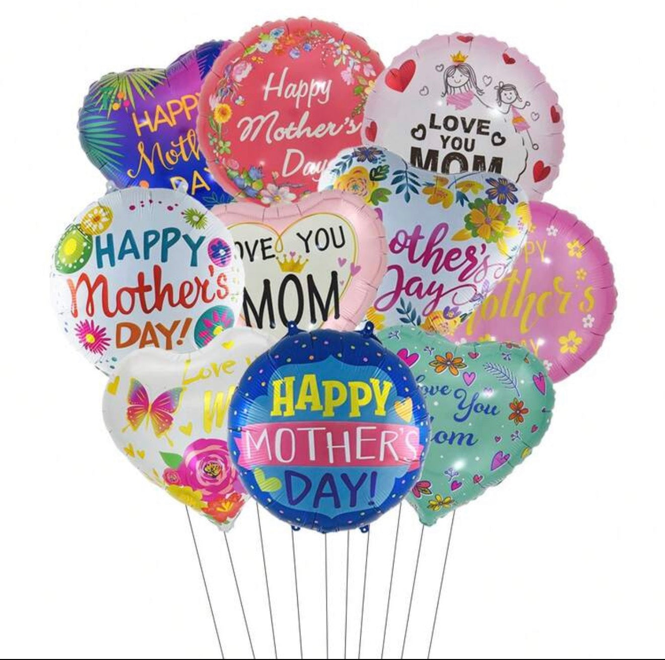 18” helium Mother’s Day balloon