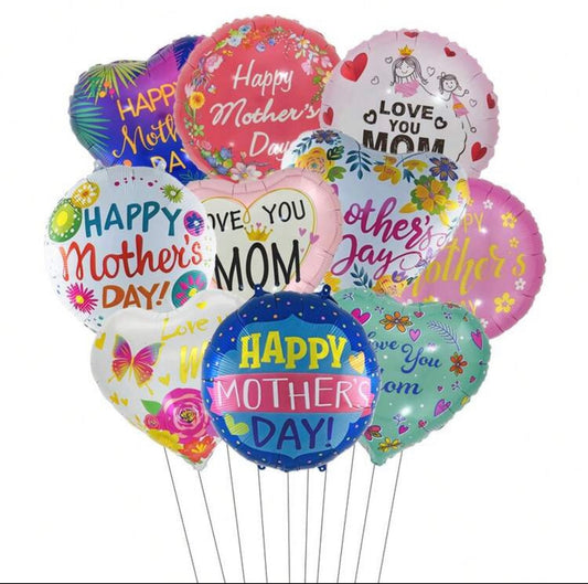 18” helium Mother’s Day balloon