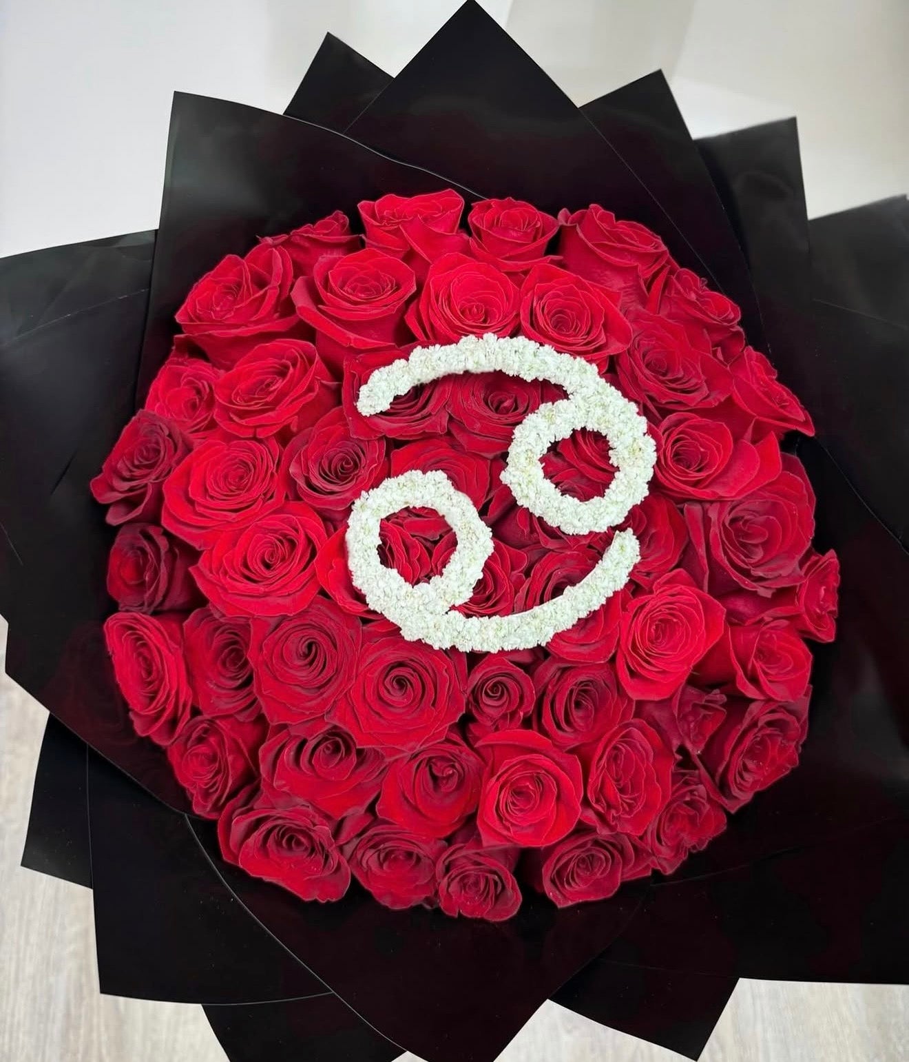 50 roses + Zodiac sign