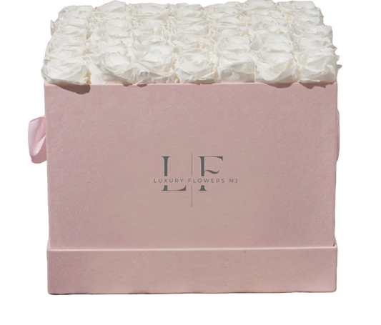 Large square pink box